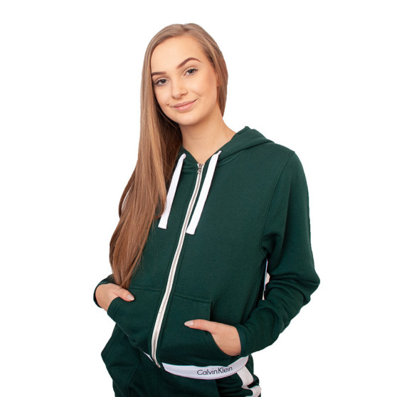 Damen-Sweatshirt Calvin Klein grün (QS5667E-CP2)