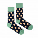 Glückliche Socken Fusakle mitternächtliche Tupfen (--1088)