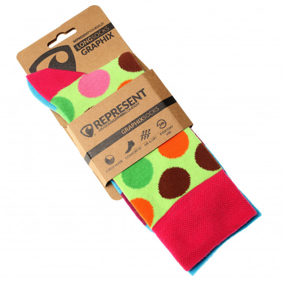 Socken Represent color dots