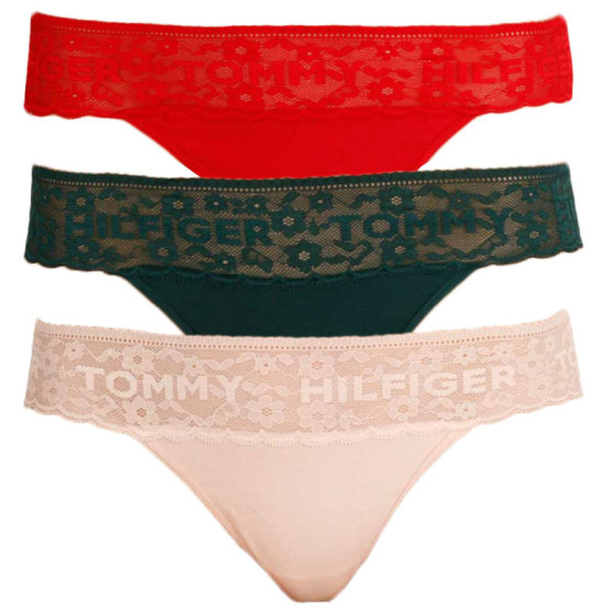 3PACK Damen Tangas Tommy Hilfiger mehrfarbig (UW0UW02036 0RS)