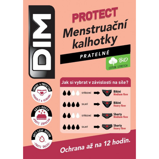 Menstruationshöschen DIM schwarz (D0AYB-0HZ)