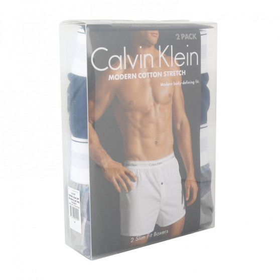 2PACK Herren Boxershorts Calvin Klein mehrfarbig (NB1396A-JVP)