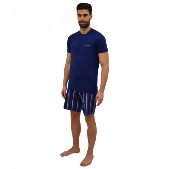 Herren Schlafanzug Calvin Klein blau (NM1536E-JVU)