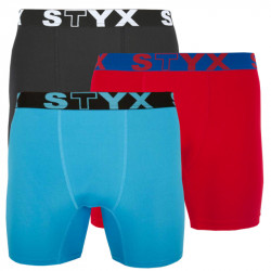 3PACK Funktionelle Herren Boxershorts Styx mehrfarbig (W9606569)