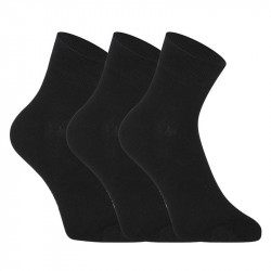 3PACK Sneaker Socken Styx Bambus schwarz (3HBK960)