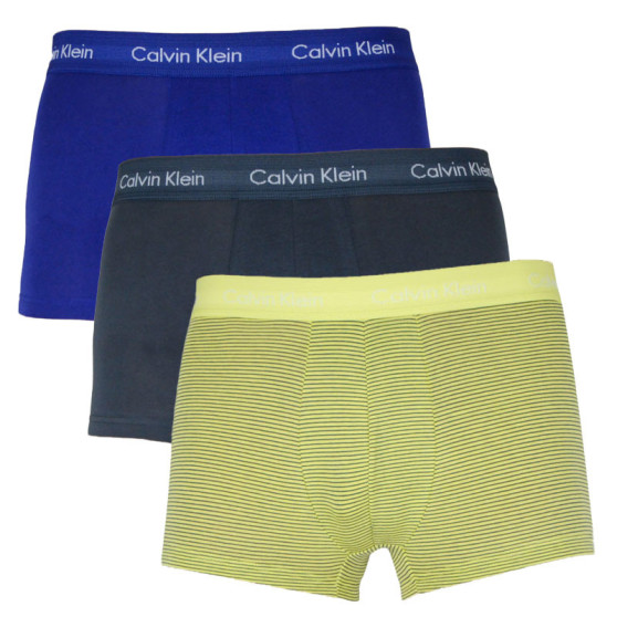 3PACK Herren Klassische Boxershorts Calvin Klein mehrfarbig (U2664G-KKW)