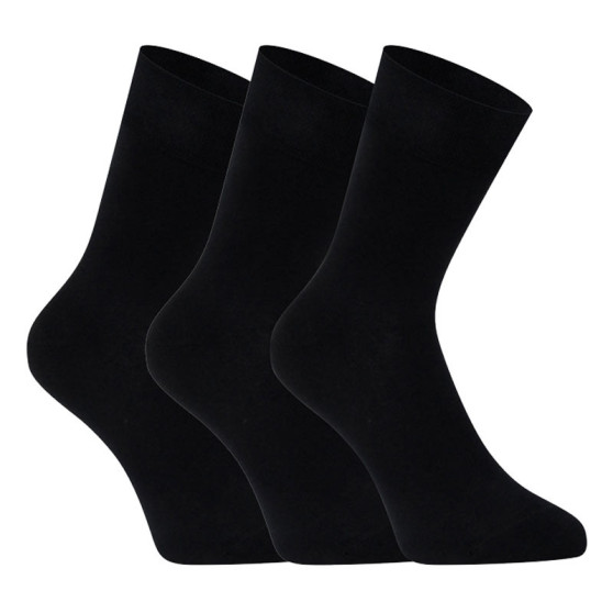 3PACK Socken Lonka Bambus schwarz (Debob)