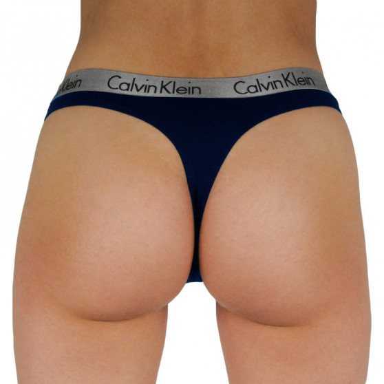 3PACK Damen Tangas Calvin Klein mehrfarbig (QD3560E-T7W)