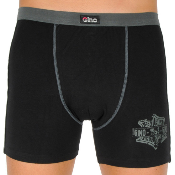 Herren Klassische Boxershorts Gino schwarz (74071)