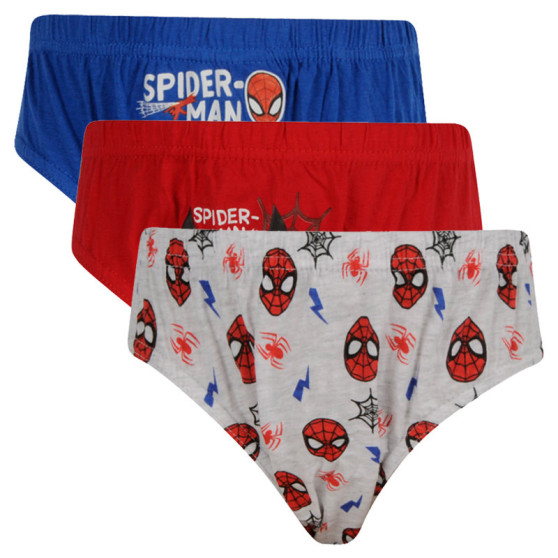 3PACK Jungen-Slips E plus M Spiderman mehrfarbig (SPIDER-C)