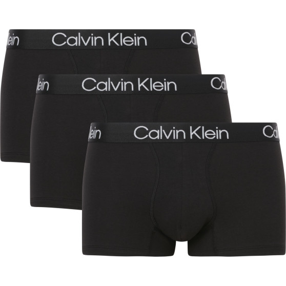 3PACK Herren Klassische Boxershorts Calvin Klein schwarz (NB2970A-7V1)