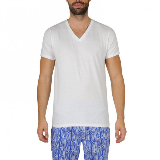 3PACK Herren T-Shirt Calvin Klein weiß (NB4012A-100)