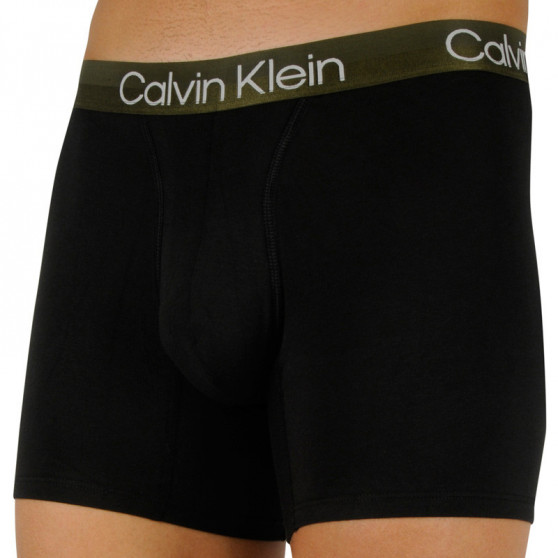 3PACK Herren Klassische Boxershorts Calvin Klein schwarz (NB2971A-UW9)