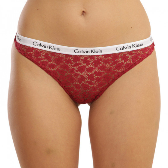 3PACK Brazil-Slips für Damen Calvin Klein mehrfarbig (QD3925E-W5G)