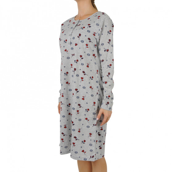 Damen Nachthemd La Penna grau (LAP-K-13012)