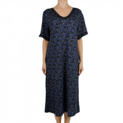 Damen Nachthemd Cocoon Secret Übergröße dunkelblau (COC9019-KG)