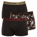 3PACK Herren Klassische Boxershorts Jack and Jones mehrfarbig (12194284 - black)