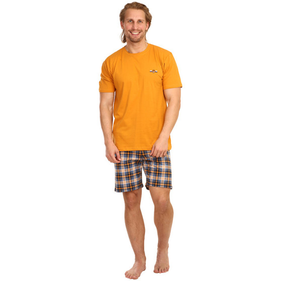 Schlafanzug für Männer Cornette Mark orange (326/111)