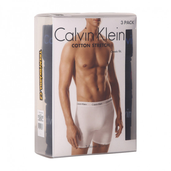 3PACK Herren Klassische Boxershorts Calvin Klein schwarz (NB1770A-X09)