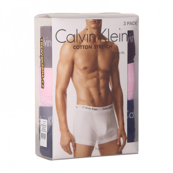 3PACK Herren Klassische Boxershorts Calvin Klein mehrfarbig (U2662G-WIQ)