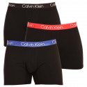 3PACK Herren Klassische Boxershorts Calvin Klein schwarz (NB2971A-XYD)