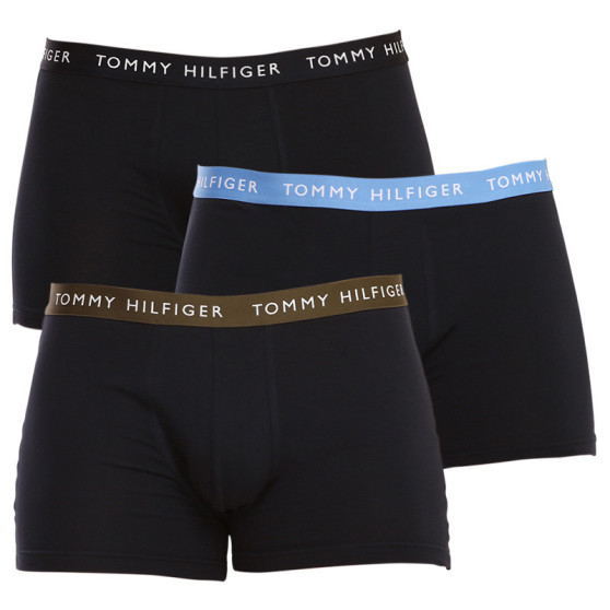 3PACK Herren klassische Boxershorts Tommy Hilfiger dunkelblau (UM0UM02324 0V2)