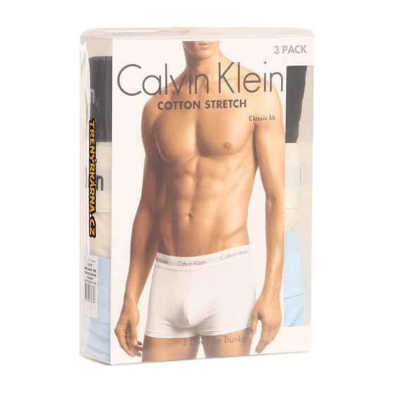3PACK Herren Klassische Boxershorts Calvin Klein mehrfarbig (U2664G-1WC)