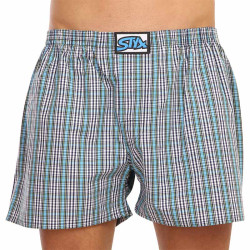 Herren Boxershorts Styx klassischer Gummizug mehrfarbig (A112)