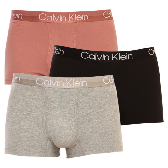 3PACK Herren Klassische Boxershorts Calvin Klein mehrfarbig (NB2970A-1RM)