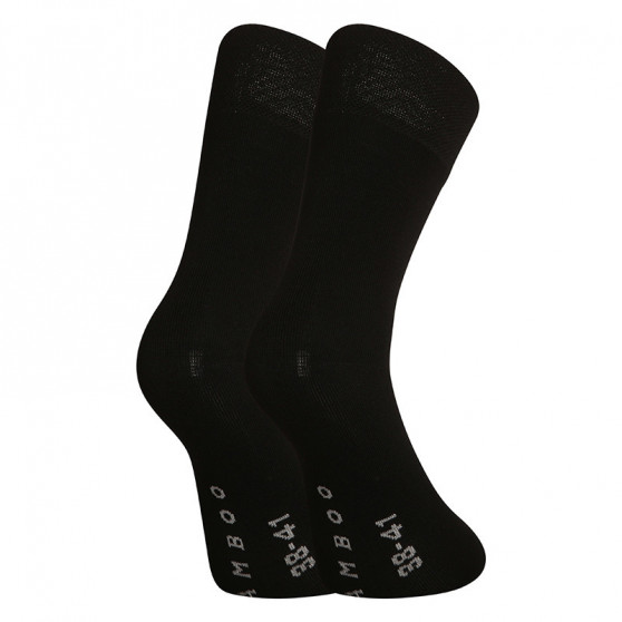 Socken Gino Bambus, nahtlos, schwarz (82003)