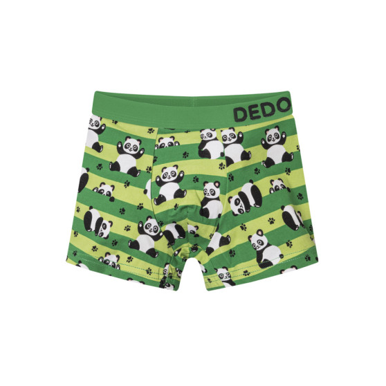 Lustige Boxershorts für Jungen Dedoles Panda und Streifen (GMBB249)