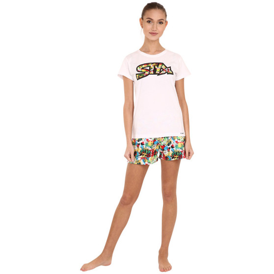 Schlafanzug Damen Styx Emojis (PKD954)