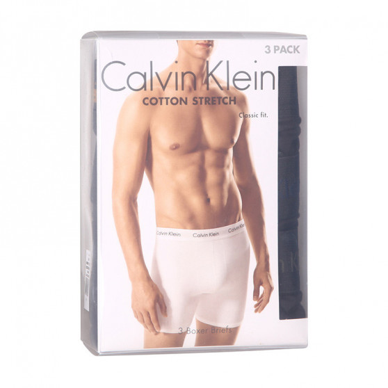 3PACK Herren Klassische Boxershorts Calvin Klein schwarz (NB1770A-1T8)