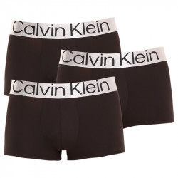 3PACK Herren klassische Boxershorts Calvin Klein schwarz (NB3074A-7V1)