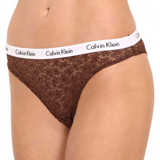 3PACK Brazil-Slips für Damen Calvin Klein mehrfarbig (QD3925E-143)