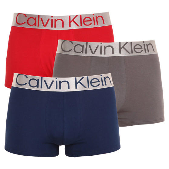3PACK Herren Klassische Boxershorts Calvin Klein mehrfarbig (NB3130A-109)