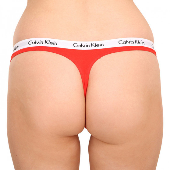3PACK Damen Tangas Calvin Klein mehrfarbig (QD3587E-1CX)