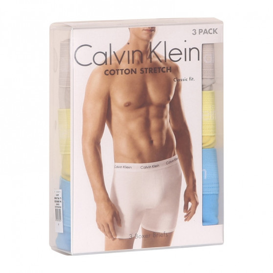 3PACK Herren Klassische Boxershorts Calvin Klein mehrfarbig (NB1770A-1T9)
