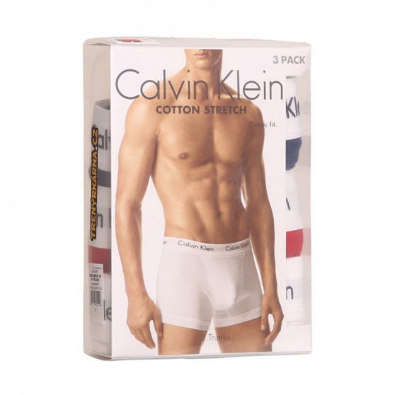 3PACK Herren klassische Boxershorts Calvin Klein mehrfarbig (U2662G-i03)