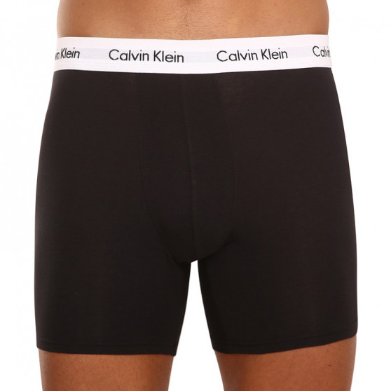 3PACK Herren klassische Boxershorts Calvin Klein schwarz (NB1770A-001)