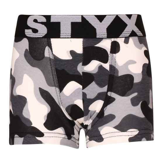 Boxershorts für Kinder Styx art Sportlicher Gummizug camouflage (GJ1457)