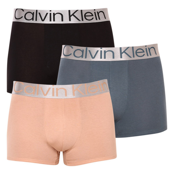 3PACK Herren Klassische Boxershorts Calvin Klein mehrfarbig (NB3130A-6VT)