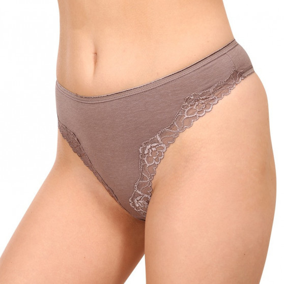 3PACK Damen Tangas Andrie mehrfarbig (PS 2350 A)