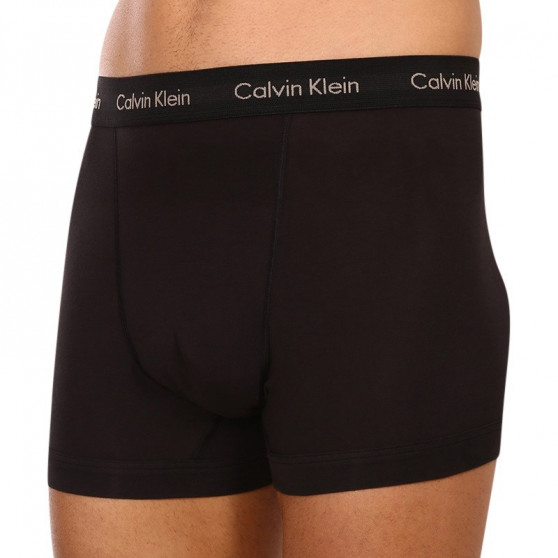 3PACK Herren Klassische Boxershorts Calvin Klein schwarz (NB3056A-6G6)