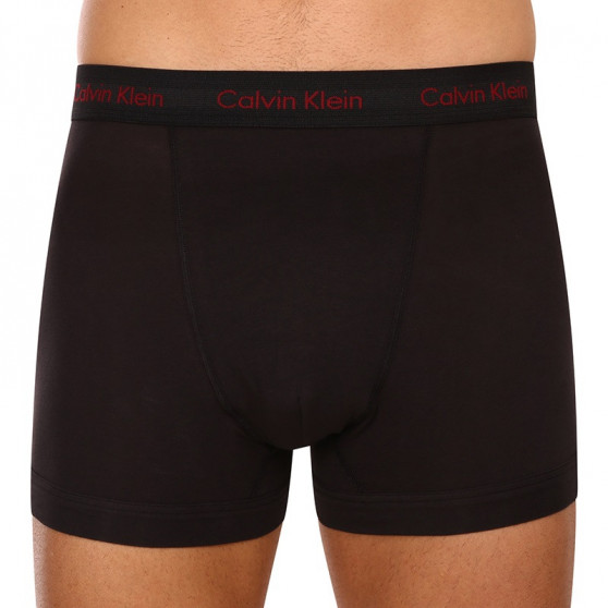 3PACK Herren Klassische Boxershorts Calvin Klein schwarz (NB3056A-6G6)