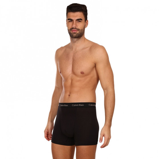 3PACK Herren Klassische Boxershorts Calvin Klein schwarz (NB3056A-6G6)