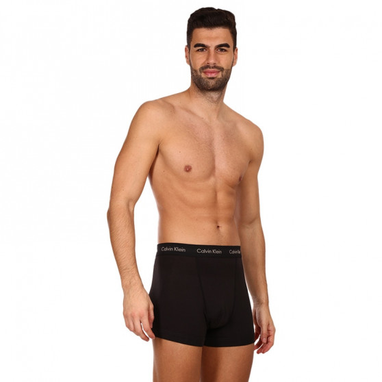 3PACK Herren Klassische Boxershorts Calvin Klein schwarz (NB3056A-6G6)