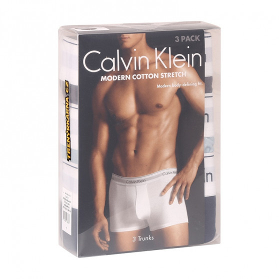 3PACK Herren Klassische Boxershorts Calvin Klein mehrfarbig (NB2380A-679)