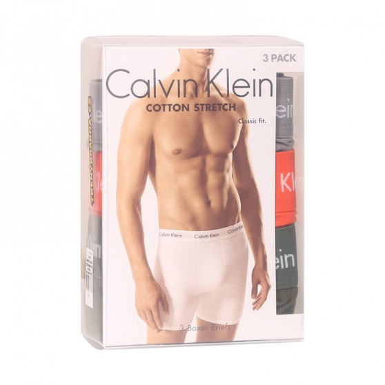 3PACK Herren Klassische Boxershorts Calvin Klein mehrfarbig (NB1770A-6GL)