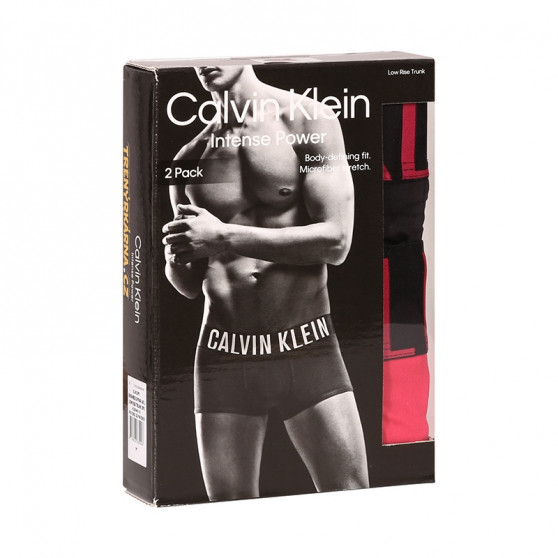 2PACK Herren Klassische Boxershorts Calvin Klein mehrfarbig (NB2599A-6IL)